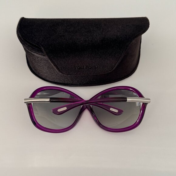 Tom Ford New TF9 Whitney 64mm PURPLE GRADIENT Oversized Women\'s Sunglasses NWB main image 15
